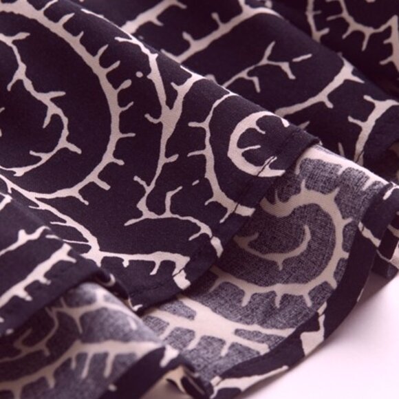 H&M Long-Sleeved Button-Down Paisley Shirt Dress - SMALL - NWT - Picture 6 of 10